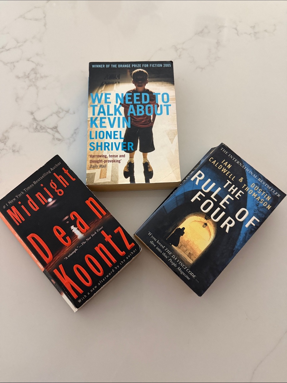Bundle of 3 Paperback Thrillers | Koontz, Shriver, Caldwell & Thomason